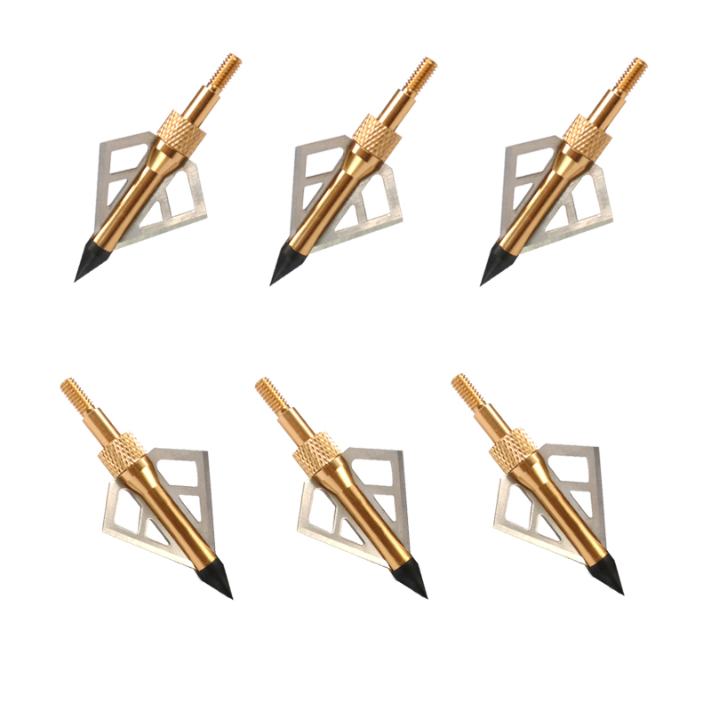 Nika Archery 151008 Archery Arrow Point Hunting Steel Arrow Broadhead