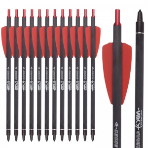 Nika Archery 113167-02A 7.5 дюймов ID6.2mm Boardbow Bolts Углеродного волокна Алюминиевая нока Cobra Система Adder/R9/RX Стрельба из лука Стрельба