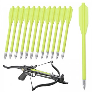 Elong Outdoor 110298 6,5 дюйма пластиковых Bolts Bolts стальной точка для пистолета арбалета