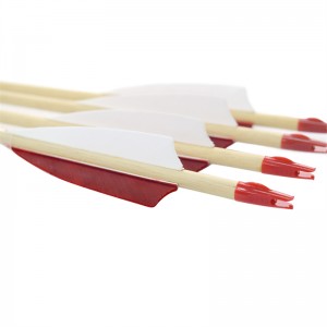 Elong Outdoor 110260-01 28 дюйма деревянная стрелка с индюлью перью стрельбу и охоты