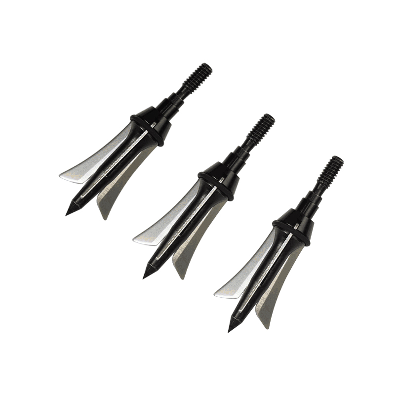 Nika Archery 15B022 3 Blades Broadhead с лезвиями из нержавеющей стали Brachque Hunting Arrowheads