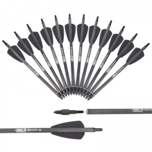 Nika Archery 113167-13 ID6.2mm 7.5 дюйма углеродного волокна Арбахоз Болт Cobra System Adder/R9/RX стрельба из лука