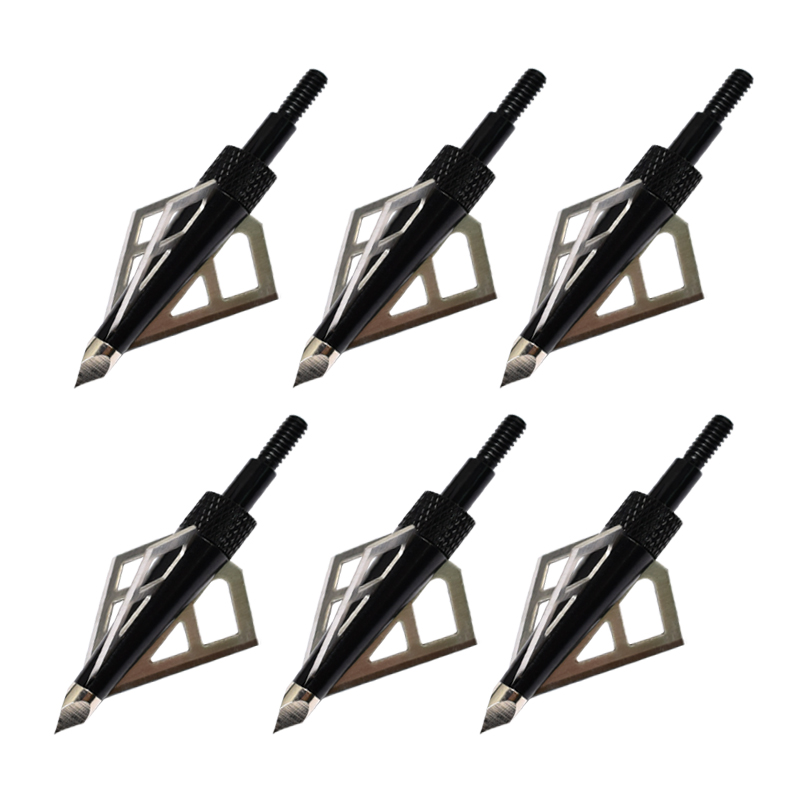 Nika Archery 15B028 3 Blade 100 Зерновые Broadheads для Archery Fressbow Bolt Стрелки Винт Советы Охота