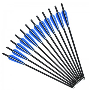 Elong Открытый 110045 OD8.8mm 17inch RollfiberGlass Bolt Bolt TPU Vanes Archery Bolds Bolts