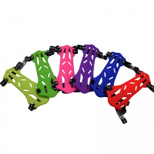 Elong Outdoor 44ag03 ARM Guard Мягкий резиновый двухсторонний с использованием стрелок стрелки из лука съемка пластиковая защита