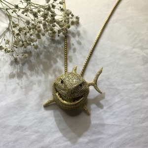 Хип-хоп Личность Циркон Акула Кулон