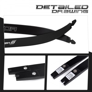 Nika Archeryery 270007 25H @ 68 дюймов ILF Archery Recurve Bow Lightb для восстания лук набор целевой охоты и стрельбы