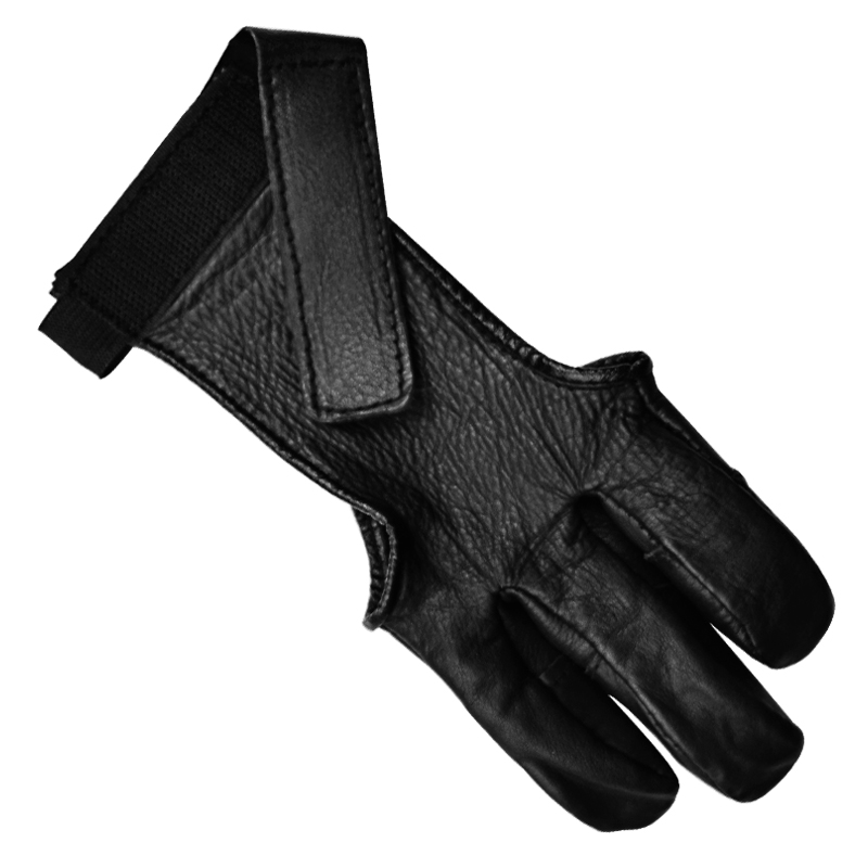 Elong Outdoor 42FT03 Перчатка пальцев для восстания лук черный цвет стрельба стрельба защита пальцев