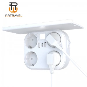 Новые продукты Немецкая стандартная настенная вилка, индукционный ночной свет с функцией лотка, настенный немецкий стандартный ...