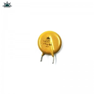 Желтая эпоксидная смола прямой свинец 14D471 Высокий перенапряжение Защитная защитная защита устройств сток-резистор металлоокси...