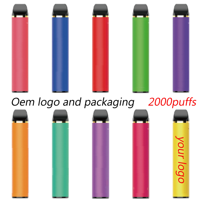 OEM одноразовый Vape Pen Custom Customo Customized Одноразовые E сигареты