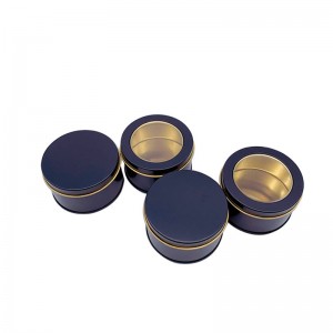 Марк шар матовый металл может с крышкой 65 * 40 мм