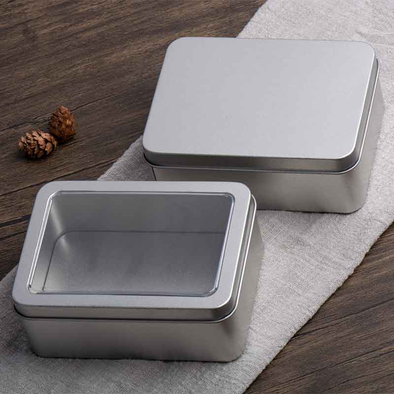SOAP Хранение Металлическая коробка Подарочная коробка олова 125 * 90 * 48 мм