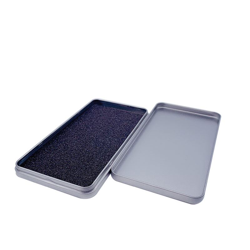 Чехол для мобильного телефона с крышкой квадратный металлический коробка подарок упаковка металлическая коробка 170 * 90 * 15 мм