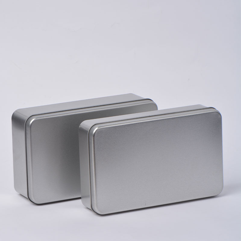 Прямоугольная ящик для пищевых классов Ящик для хранения металла 180 * 110 * 40 мм