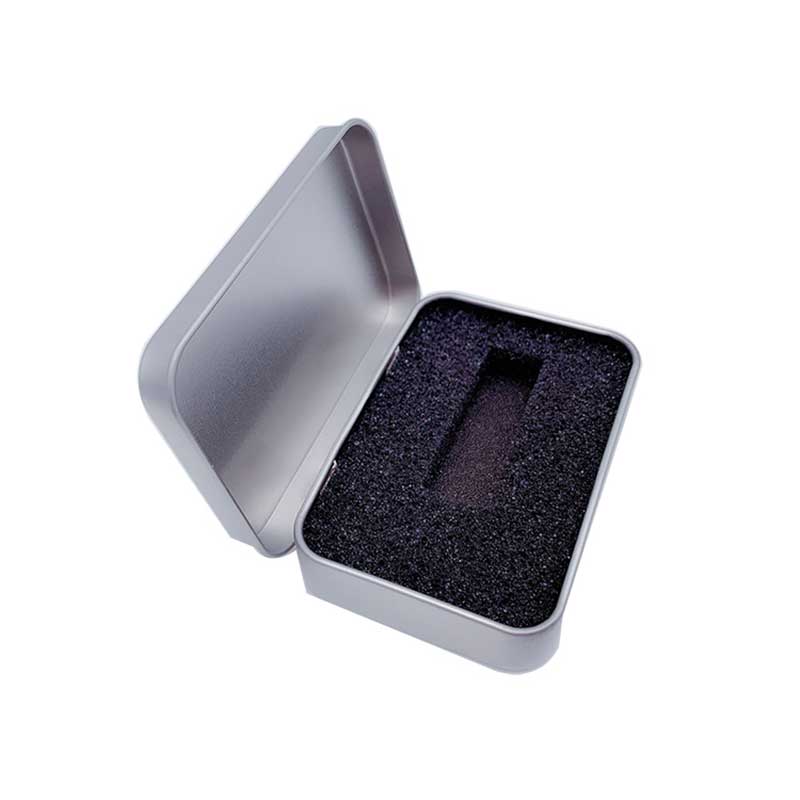 Значок с крышкой Tinplate Box матовая маленькая коробка олова 87 * 60 * 18 мм