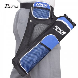 Nika Archeryery 430021 Rh Blue Color Archery Quariver для проведения стрелок 3 трубки бедра охотничьи охотничьего обучения стрелка стрелка стрелка