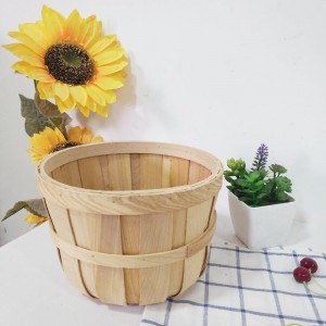 Подарочная упаковка деревянная бочка