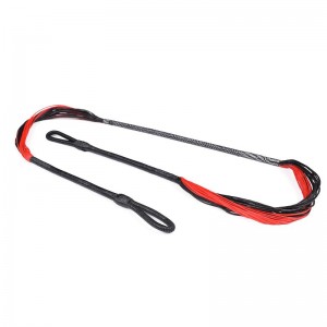 Elong Outdoor 280110-01 26,6 дюймов 28 пряди Стринты Brachbow String Red Black подходит для более 150 фунтов Recurve Brachbow
