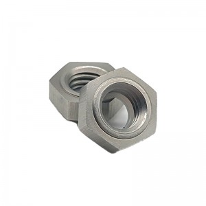 Углеродная стальная шестигранная гайка встроенная резиновая кольца из нержавеющей стали Фрезерная точность ЧПУ поворотные дет...