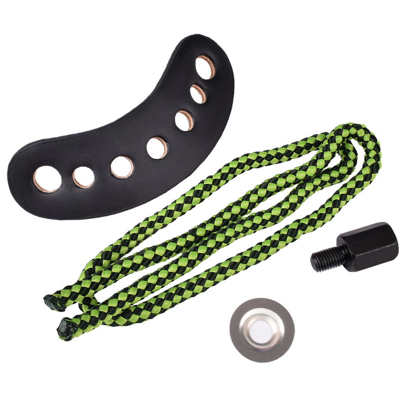 Elong Outdoor 470012 Запястье Слинг зеленый Цвет Кожаный Металлический Громмета Средства изрезки Соединение Стрельба Стрельба