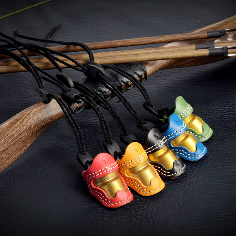 Стрельба из лука пальца кольцо из elong Открытый