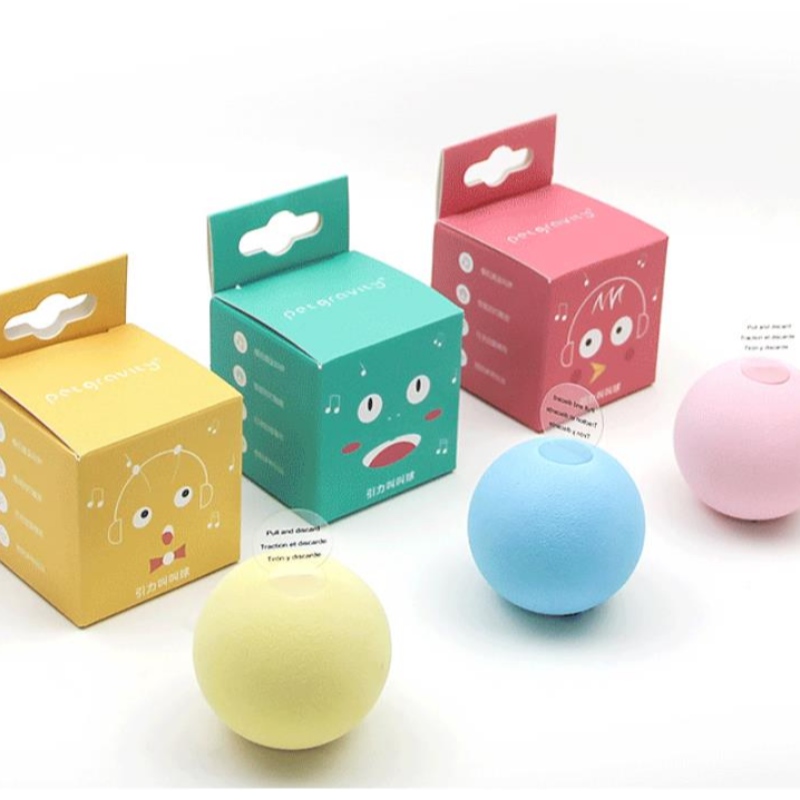 Amazon \\ New Pet Gravitational Call Ball Cat Self-Hey Anti-borling Stills дразнить кошачью палку мята мяч звуковая игрушка