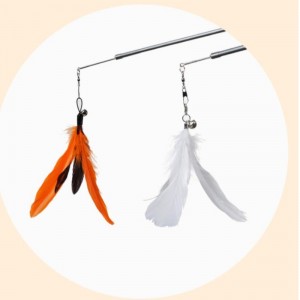 Кошка игрушка забавная кошка палка 150см длинный трехсекционный телескопический стержень смешной кошка интерактивный веселый до...