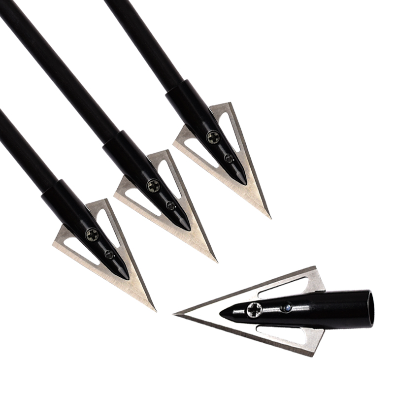 Nika Archery 15B004 3 Blade 125 Зерновые Broadheads Для Archery Boldbow Bolt Стрелки Винт Советы Охота