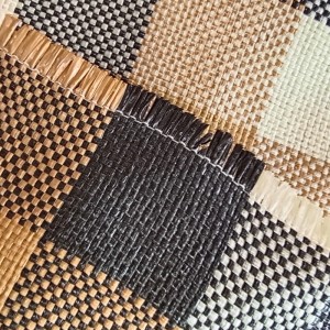 Переработанная тканая ткань модной ткани постельного белья обувь