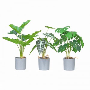 Фабрика непосредственно поставка горячей продажи искусственный зеленый декоративный с красивым и настоящим прикосновенным чув...