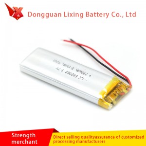 Sanyo Sanyo 602060 Чистая кобальтовая литиевая батарея 3,7 В 700mah Walkie Talkie Камера Аккумуляторная батарея