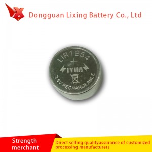 Производитель Индивидуальные Bluetooth LIR1254 Кнопка Батарея высокой емкости Полимерная литиевая батарея Аккумуляторная батарея