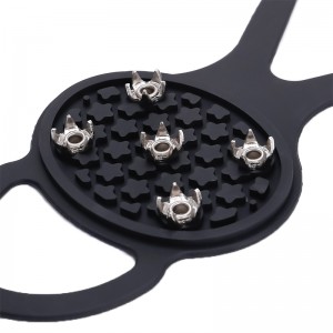 Индивидуальные черные силиконовые ледяные блюда нескользящих крошек для скалолазания, походы