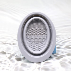 Силиконовый макияж кисти чистящий коврик, складной макияж кисти чистка чаша