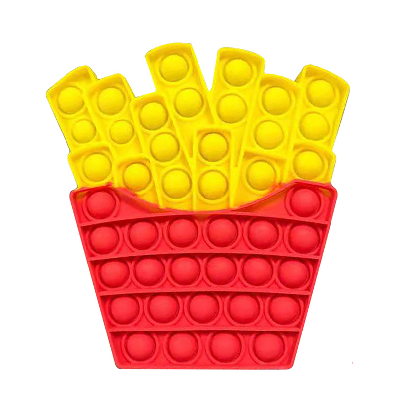 Силиконовый толчок пузырька Hamburger Fidget игрушка, аутизм специальный нужд напряженность antiveRess Fidget игрушки