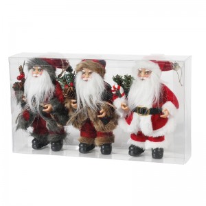 8 \\\\ \\\"дюймовый рождественский Рождественский Санта-Клаус украшения украшения дерево висит фигурки коллекции кукла кулон мален...