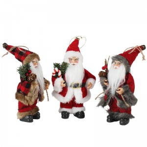 8 \\\\ \\\"дюймовый рождественский Рождественский Санта-Клаус украшения украшения дерево висит фигурки коллекции кукла кулон мален...