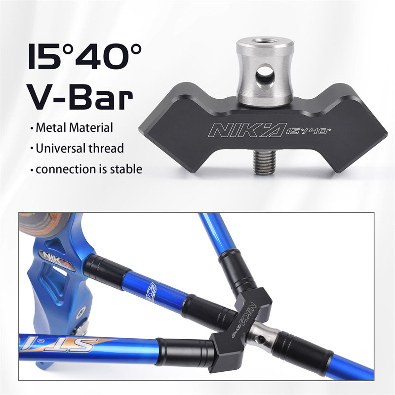 Nika Archery 240030-04 15Degree 40Degere Archery Recurve Стабилизатор лук V-Bar