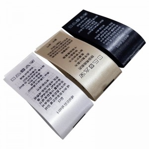 Ярлыки одежды задней шеи для легкой одежды и детских продуктов