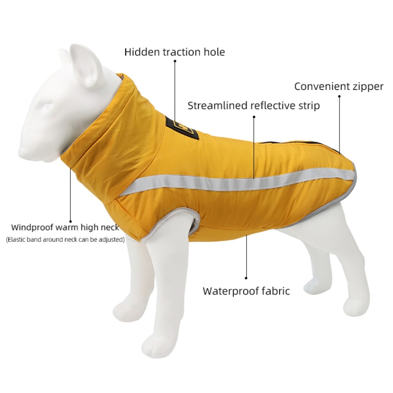 Низкий MOQ стоимость доступной классической версии собака дождевая куртка