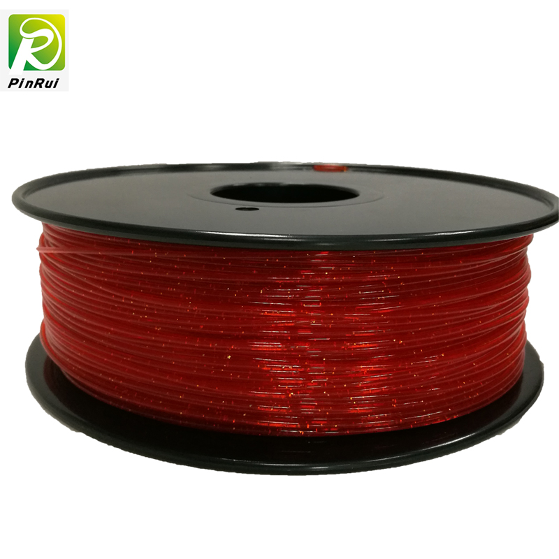 PinRui 3D-принтер 1.75MM PLA Сияющая игристая нить блеска для 3D-принтера