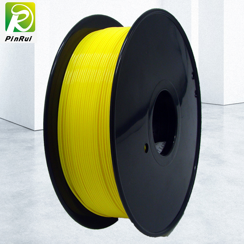 PinRui высокое качество 1 кг 3D PLA принтер нить желтый цвет