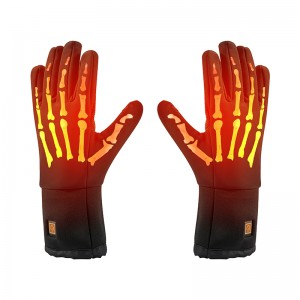 Электрические водонепроницаемые теплые перчатки для лыжи, регулируемые температурные батареи нагревательные перчатки для мужч...