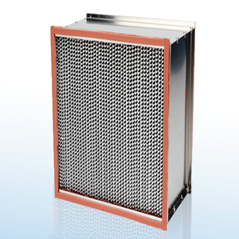 Высокая температура Чистая комната Hepa HVAC Воздушные фильтры H13 оцинкованные стальные рамки