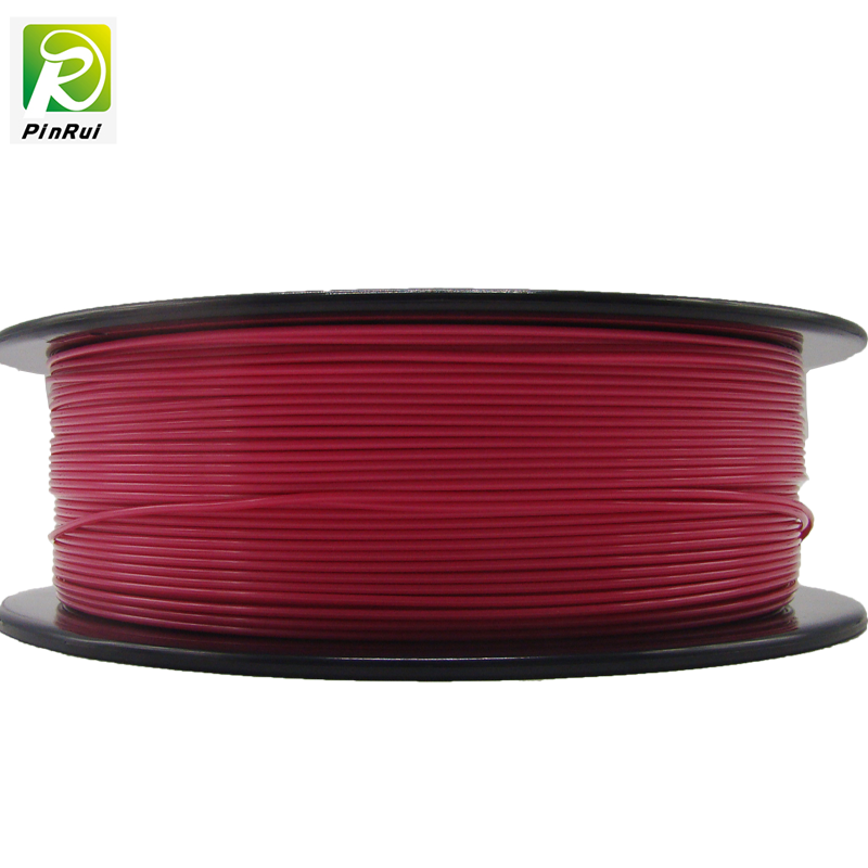 Pinrui высокое качество 1 кг 3D PLA принтер нить темно-розовый цвет
