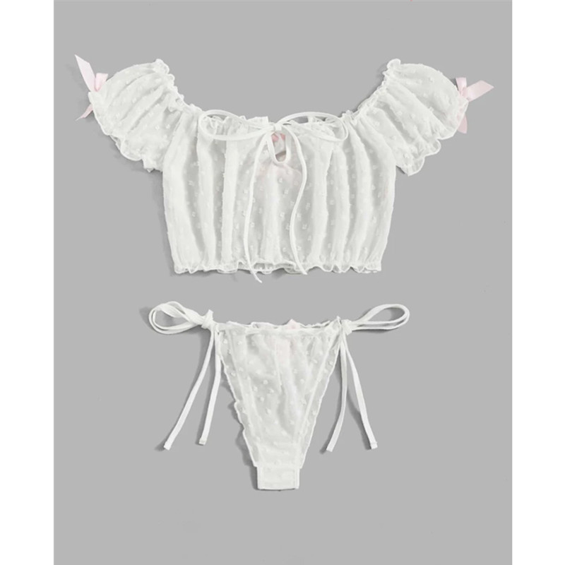 Wholesale Валентина День Святого Валентина Женский Двухструктура Бюстгальтер Panty Set Erotica Чувственное Нижнее Белье Кружева Сексуальные Женщины Lenceria Сексуальное женское белье