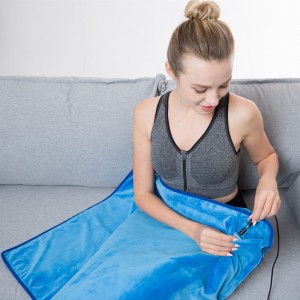 Электрическое отапливаемое одеяло, отапливаемое флисовое путешествие одеяло для автомобилей, грузовых автомобилей, внедорожни...