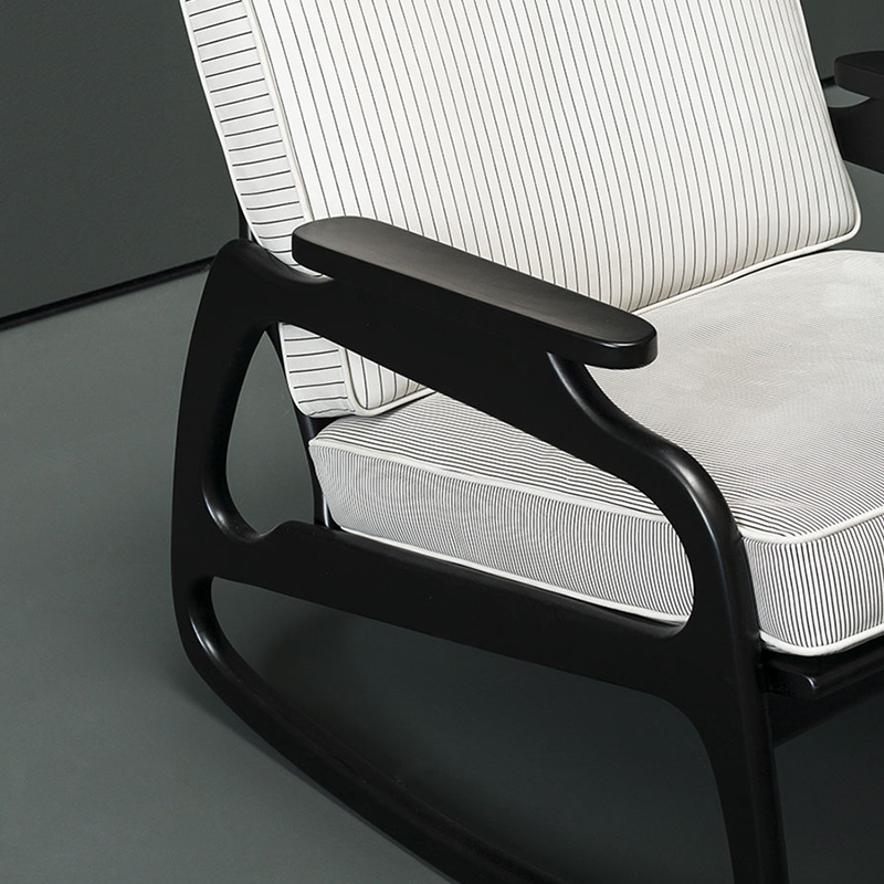 Французская древесина кадр ткань односпальный диван ARM стул современный лаундж акцентные стулья для гостиной мебель