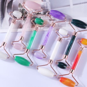 Роликовое лицо для похудения Массажер подъемник инструмент смолы лица массаж лица ролик массаж кожи массаж красоты уход V в форм...